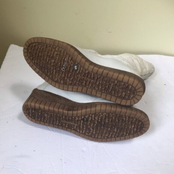 Aquatalia NEW Leather Nylon Front Zip Wedge Waterproof Winter Quilted Boots Snow - Picture 9 of 16